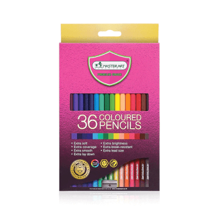 สีไม้หัวเดียว Master art 36 สี_0